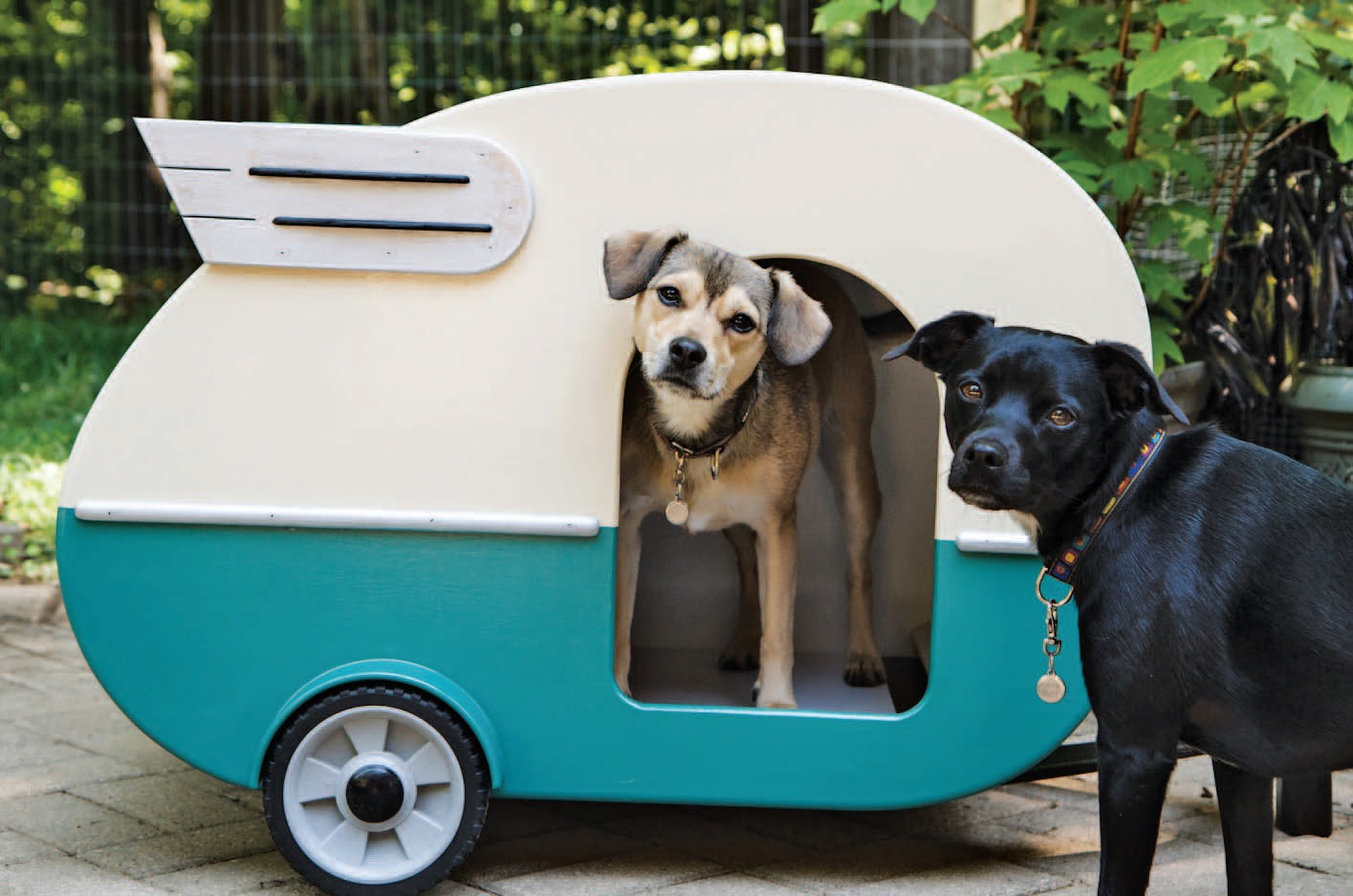 DIY ShastaStyle Puppy Camper Playhouse The Bark